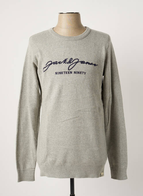 Sweat-shirt gris JACK & JONES pour garçon