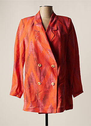 Veste casual epaulette orange ALHAN femme