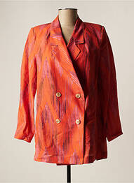 Veste casual epaulette orange ALHAN femme