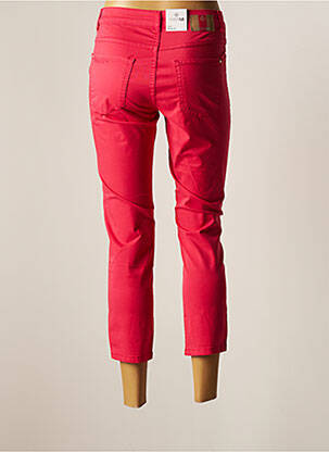 Pantacourt stretch taille normale rose PARA MI femme