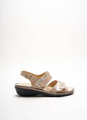Sandales/Nu pieds beige FLEX'IS pour femme seconde vue