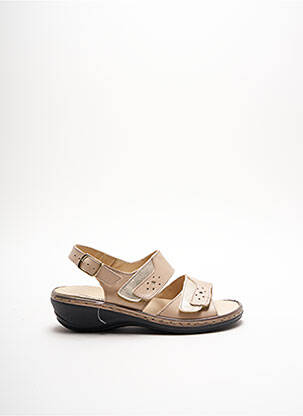 Sandales/Nu pieds beige FLEX'IS pour femme