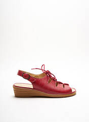 Sandales/Nu pieds rouge LONGO pour femme seconde vue