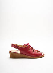 Sandales/Nu pieds rouge LONGO pour femme seconde vue