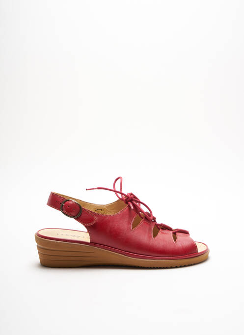 Sandales/Nu pieds rouge LONGO pour femme