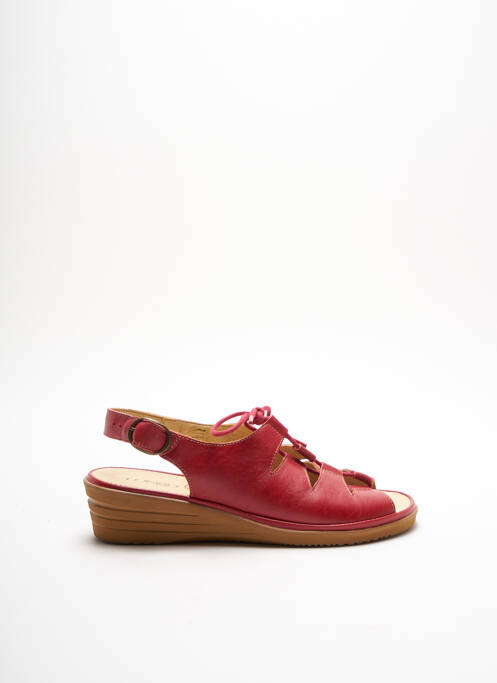 Sandales/Nu pieds rouge LONGO pour femme