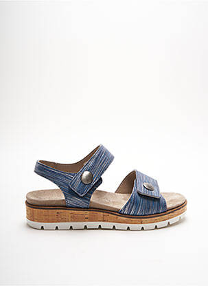 Sandales/Nu pieds bleu LONGO pour femme