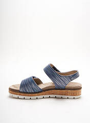 Sandales/Nu pieds bleu LONGO pour femme seconde vue