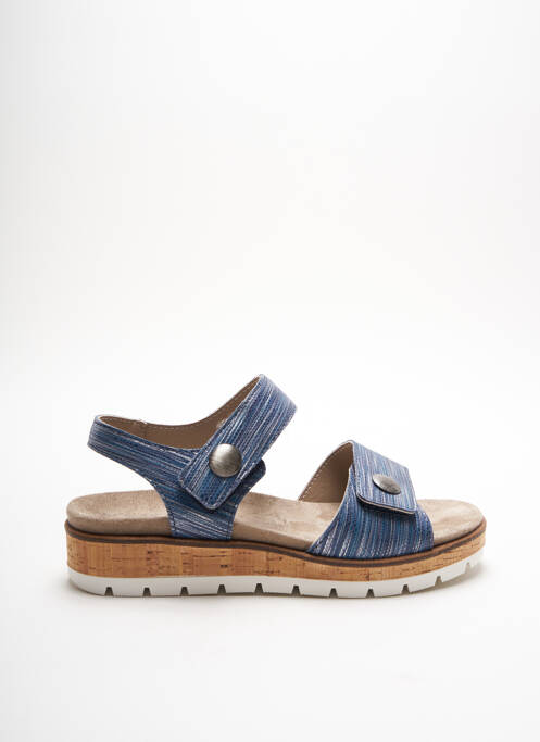 Sandales/Nu pieds bleu LONGO pour femme