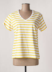 T-shirt jaune ROYAL MER pour femme seconde vue