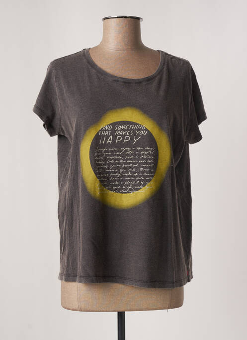 T-shirt gris ONE TEE pour femme