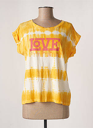 T-shirt jaune MKT STUDIO pour femme