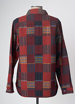 Veste casual coupe droite rouge MAISON SCOTCH femme