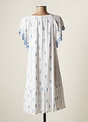 Robe mi-longue blanc SUNCOO pour femme seconde vue