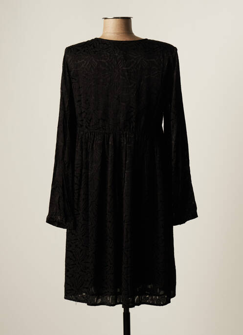 Robe mi-longue noir LE TEMPS DES CERISES pour femme