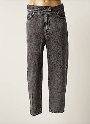 Jean coupe mom poches taille haute gris SCOTCH & SODA femme