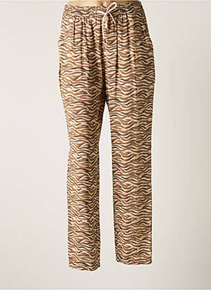 Pantalon chino taille normale taille normale beige SCOTCH & SODA femme