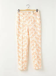 Pantalon chino tissage popeline taille normale beige MAISON SCOTCH femme