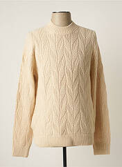 Pull beige SELECTED pour homme seconde vue