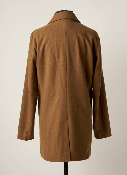 Manteau long marron JACK & JONES pour homme
