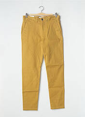 Pantalon chino jaune SELECTED pour homme seconde vue