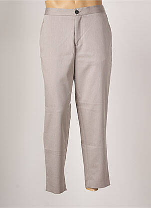 Pantalon droit gris SELECTED pour homme