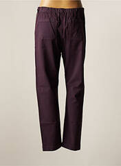Pantalon droit violet HOD pour femme seconde vue