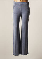 Pantalon large bleu MAJESTIC FILATURES pour femme seconde vue