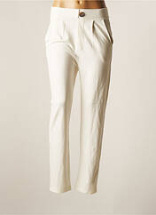 Pantalon slim blanc PAN pour femme seconde vue