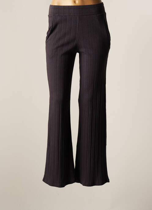 Pantalon flare stretch taille normale gris PAN femme