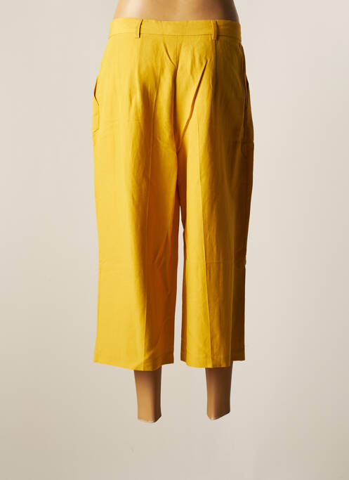 Pantacourt jaune B.YU femme