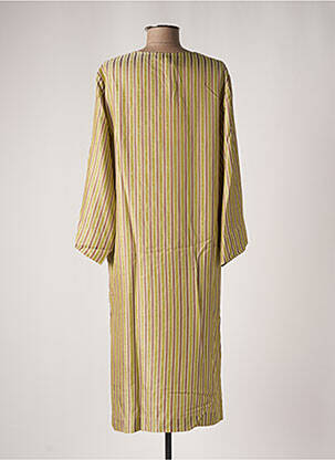 Robe mi-longue manches 3/4 manches 3/4 vert OTTOD'AME femme