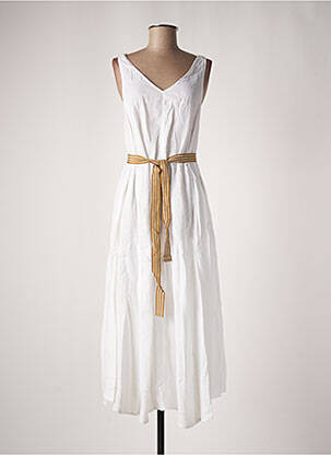 Robe longue blanc OTTOD'AME pour femme