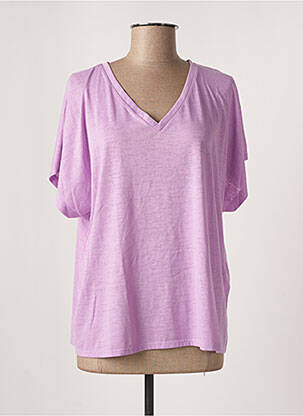 T-shirt violet FREEMAN T.PORTER pour femme