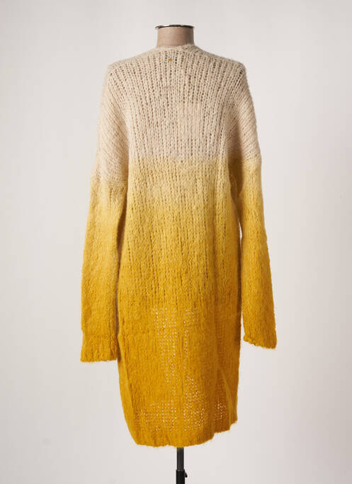 Gilet manches longues jaune STELLA FOREST pour femme