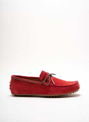 Chaussures bâteau rouge MOC'S pour homme