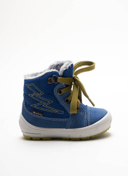 Bottines/boots tissage satiné bout rond bleu SUPERFIT garcon