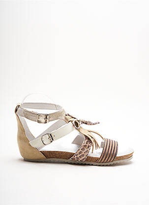 Sandales/Nu pieds beige REGARD pour femme