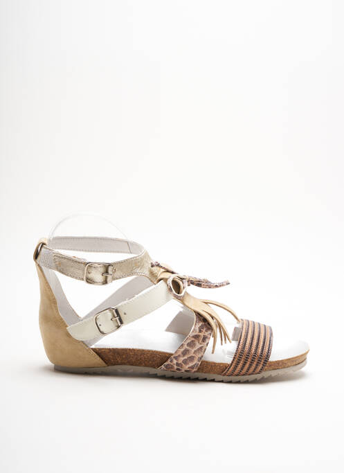 Sandales/Nu pieds beige REGARD pour femme