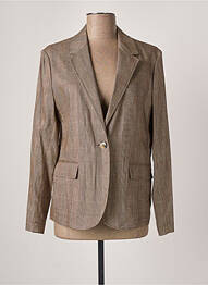 Blazer finition intérieure biaisée marron GERARD DAREL femme