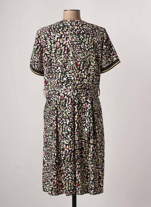 Robe mi-longue noir QUEENIE pour femme