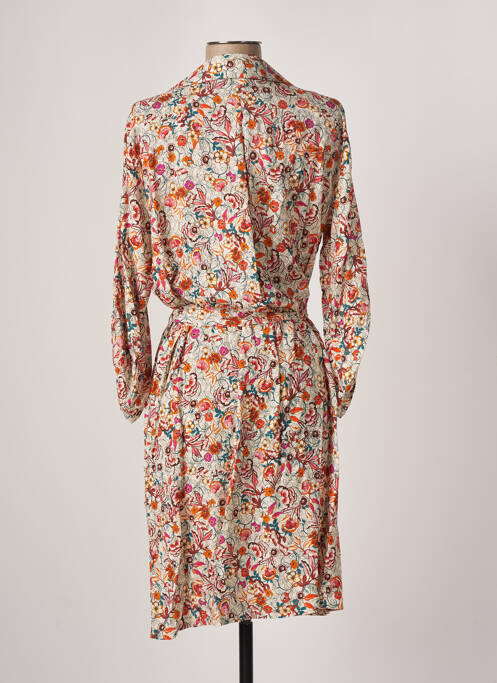 Robe mi-longue orange ATELIER JAD pour femme