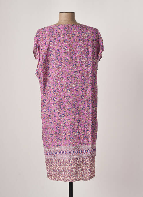 Robe mi-longue violet EMA BLUE'S pour femme