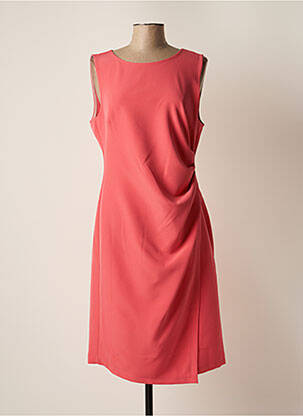 Robe mi-longue sans manche sans manche rose EMME M femme