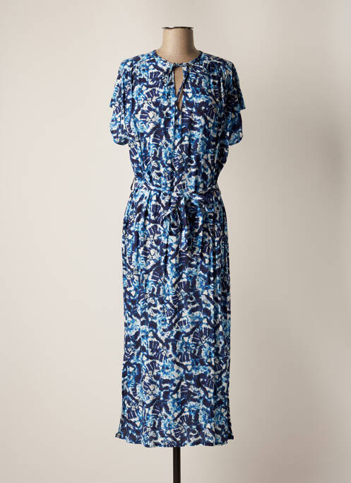 Robe longue bleu EMA BLUE'S pour femme