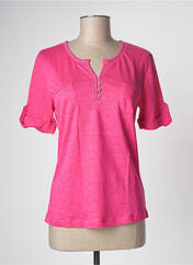T-shirt rose SOIE POUR SOI pour femme seconde vue