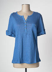 T-shirt bleu SOIE POUR SOI pour femme seconde vue
