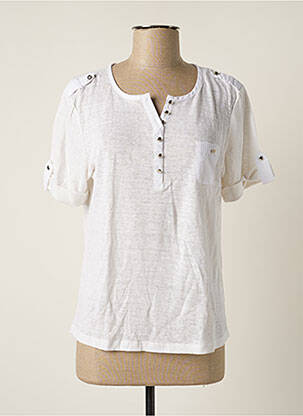 T-shirt blanc SOIE POUR SOI pour femme