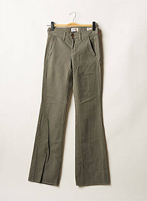Pantalon flare taille normale taille normale gris HAPPY femme