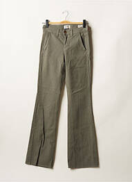 Pantalon flare taille normale taille normale gris HAPPY femme